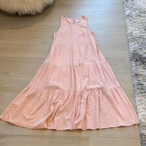 a new day Blush Pink Tiered Maxi Dress